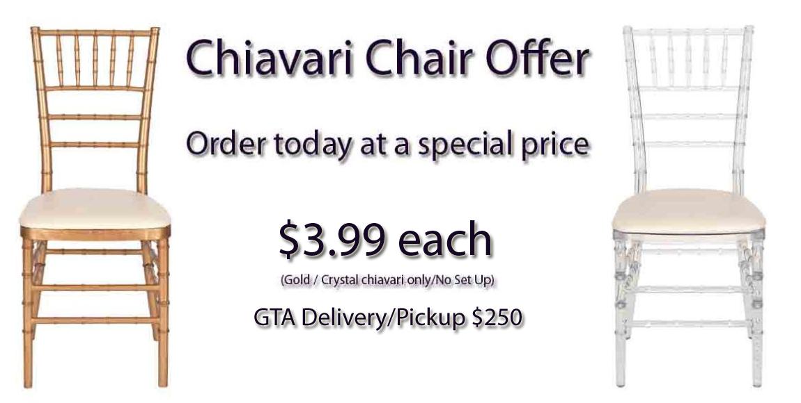 Toronto Chiavari Chairs Rent Cheap Chair Covers Tablecloths